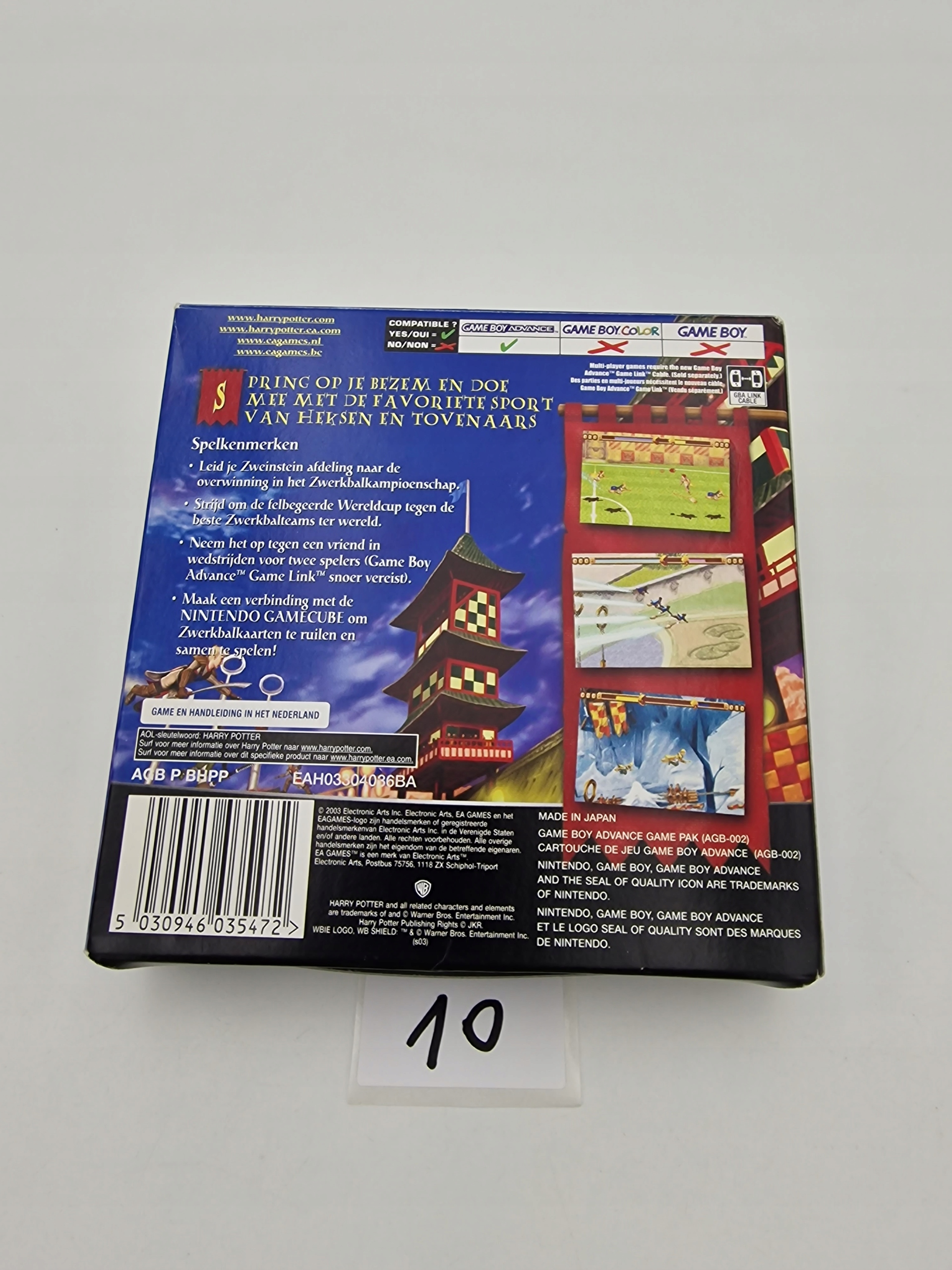 GAME BOY ADVA HARRY POTTER QUIDDITCH WORLD CUP Tematyka wyścigi