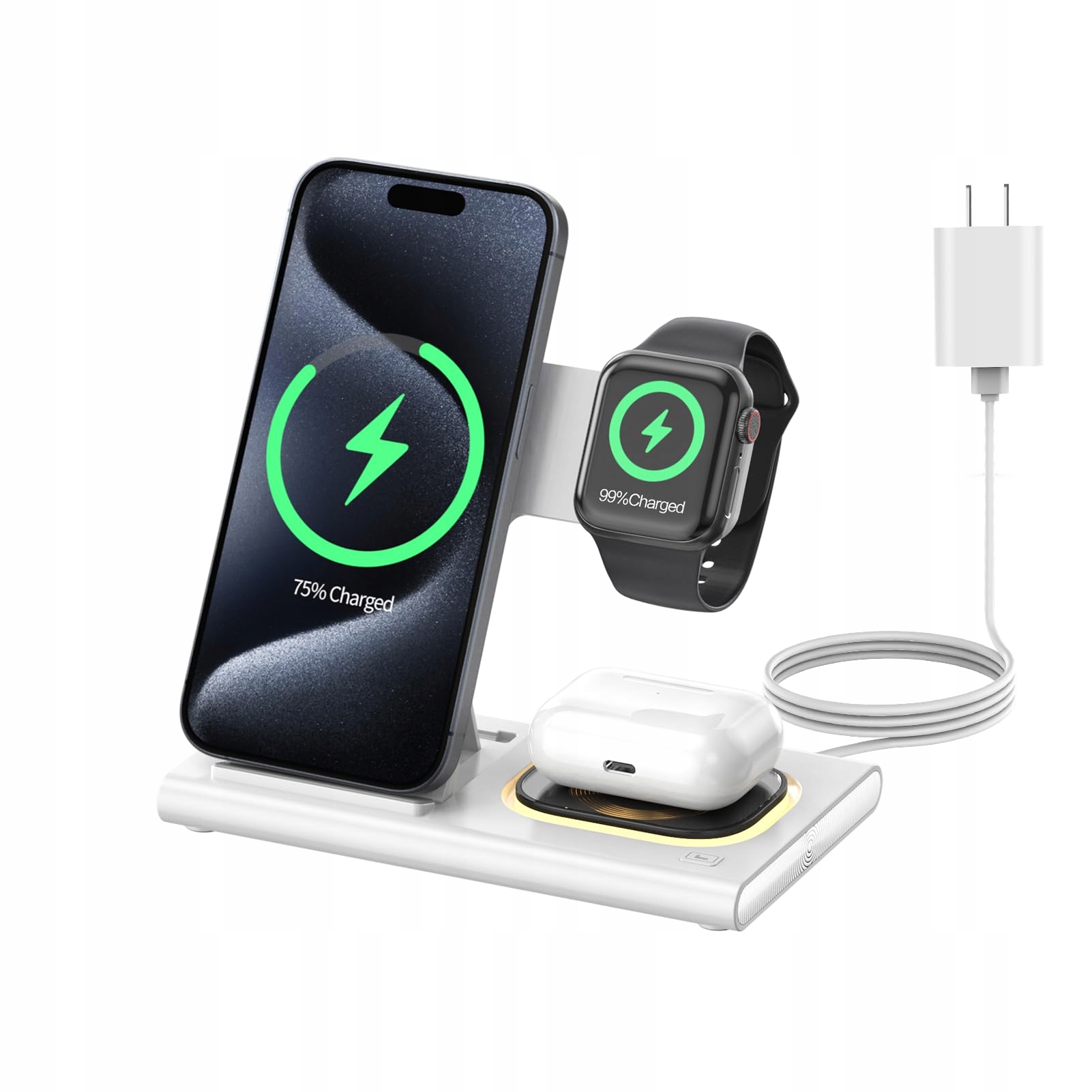 Bezprzewodowa stacja ładująca Aimtel 3 w 1