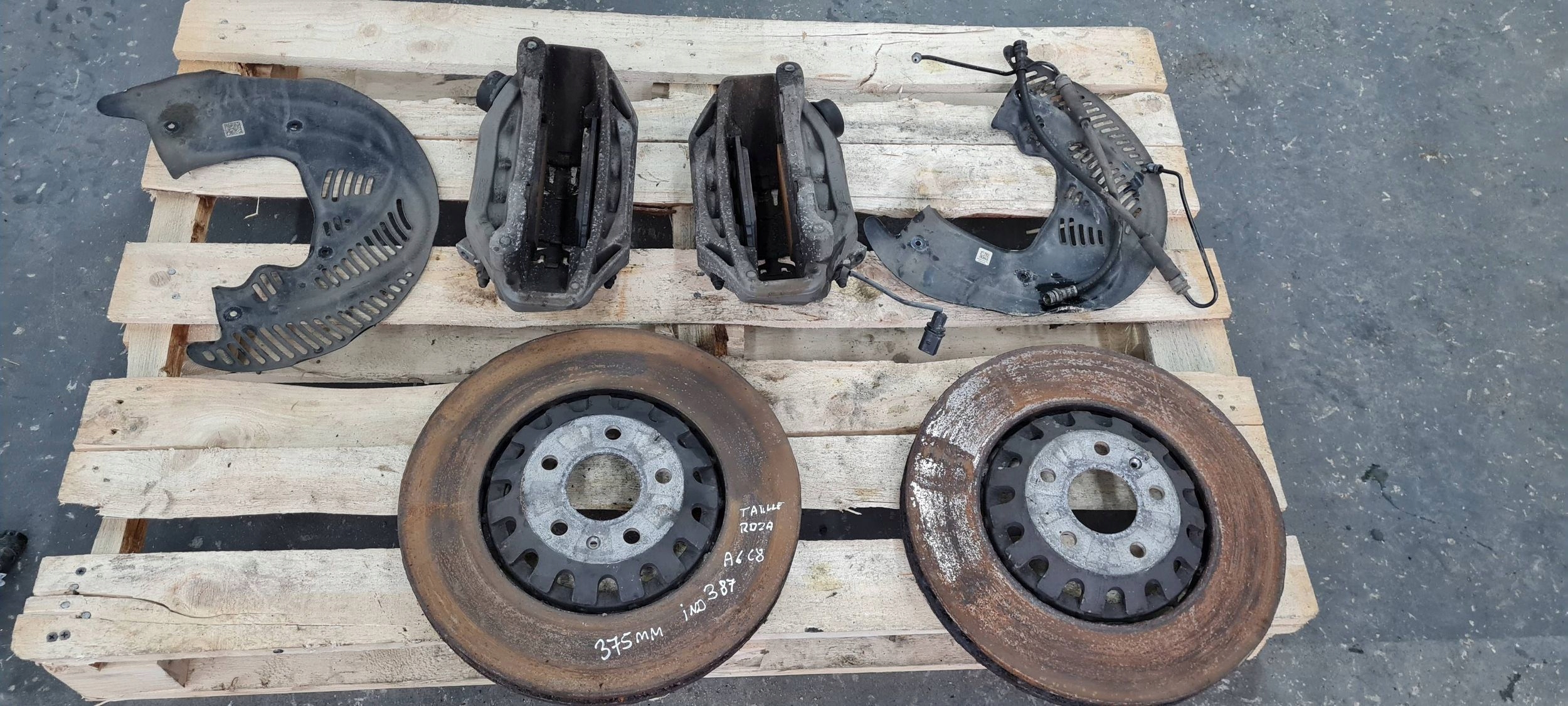 A6 C8 4K caliper calipers brake front 375MM A7 4K Q8 4M Q7 A4 B9 A5 Q5