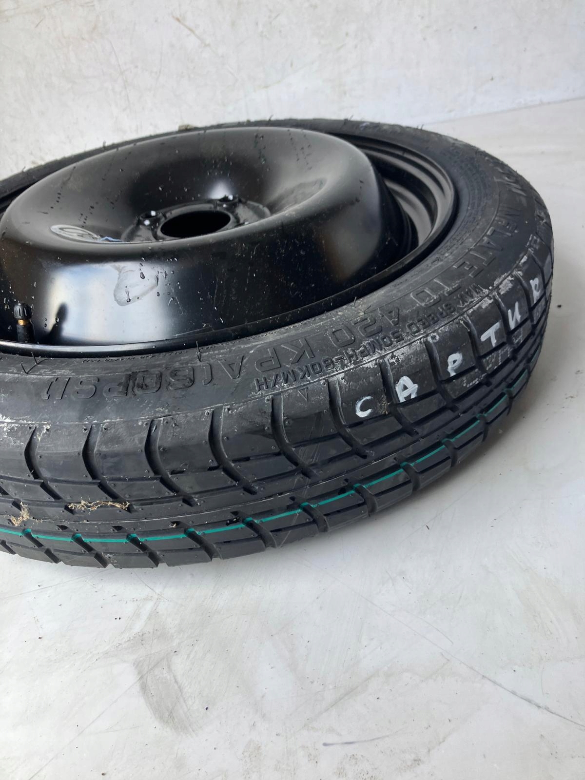 wheel spare RENAULT CAPTUR and 125 70 R16
