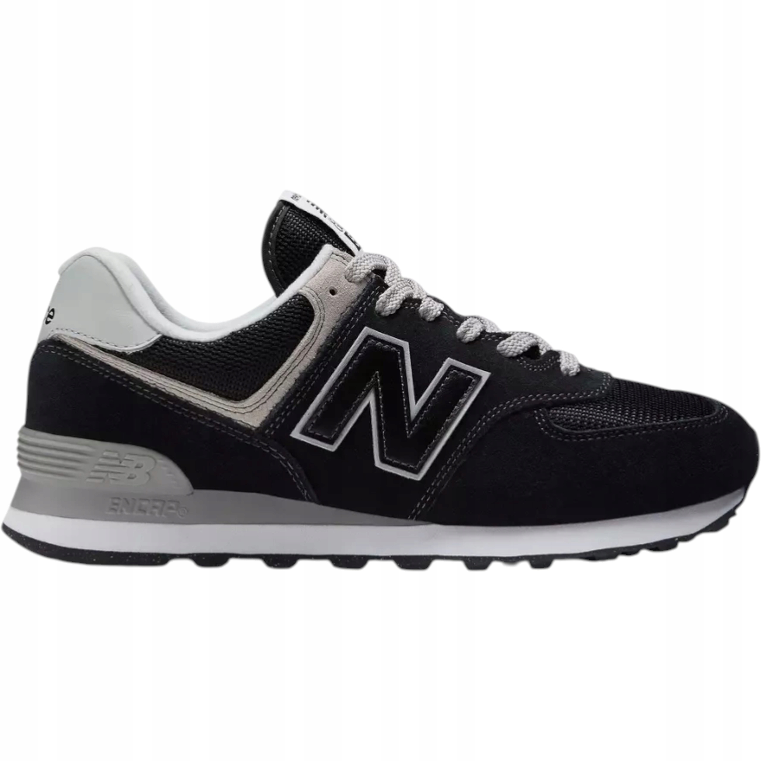 Pánské boty New Balance 574 ML574EVB černé semišové streetwear 42.5