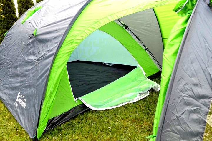 NAMIOT COOL SZARO-ZIELONY ENERO CAMP 4 OSOBOWY Model Cool