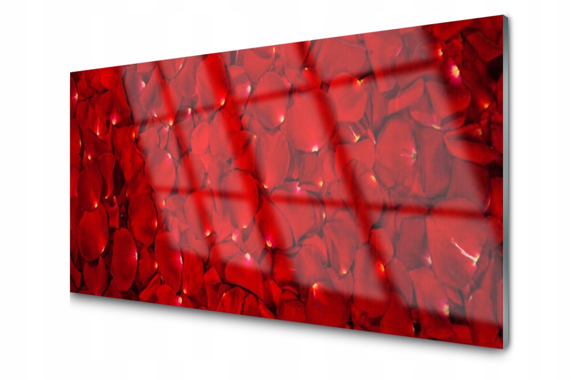 

Panel szklany Płytka Płatki Róży 100x50