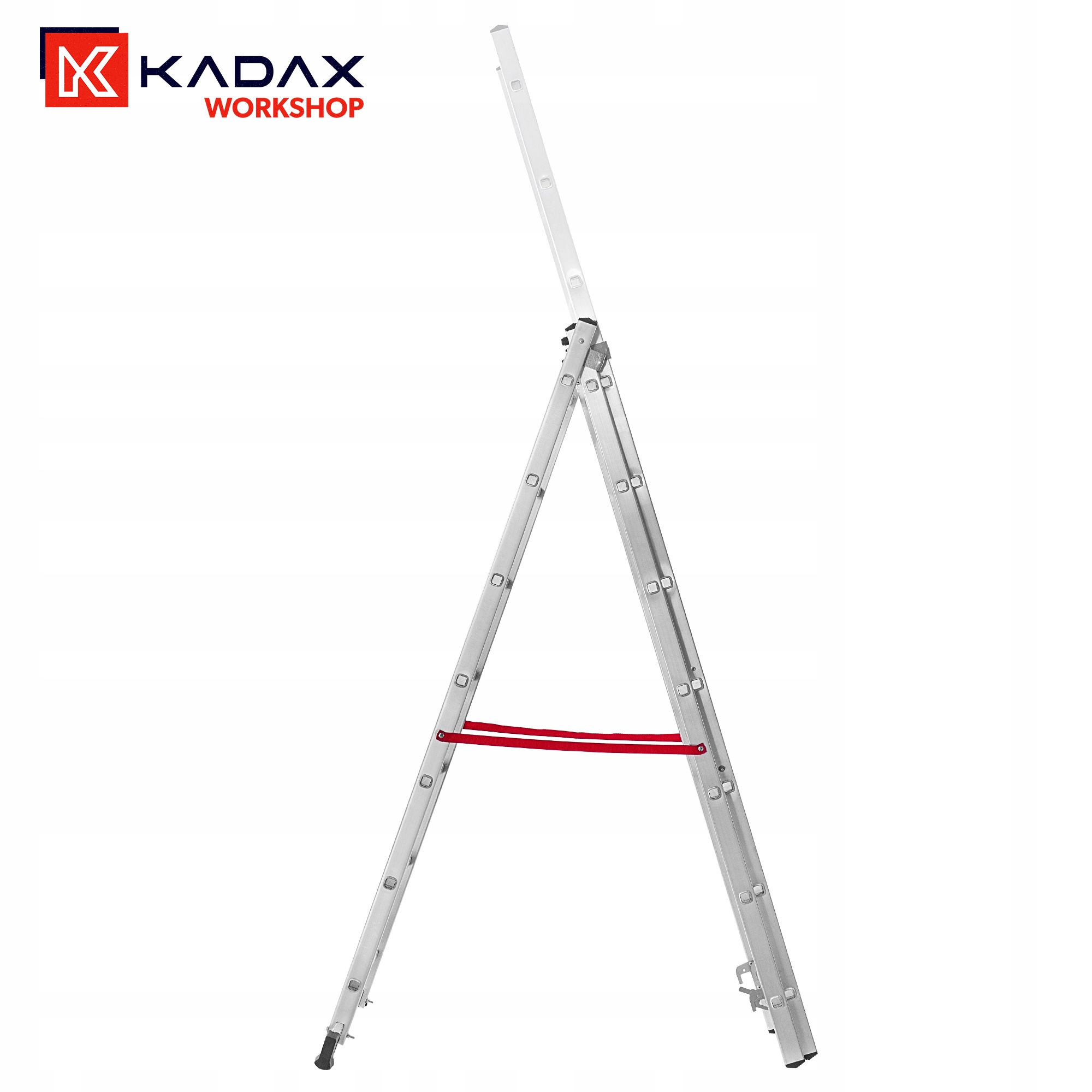 DRABINA ALUMINIOWA WIELOFUNKCYJNA 3x7 STOPNIOWA 150kg PRZYSTAWNA Waga 8.3 kg