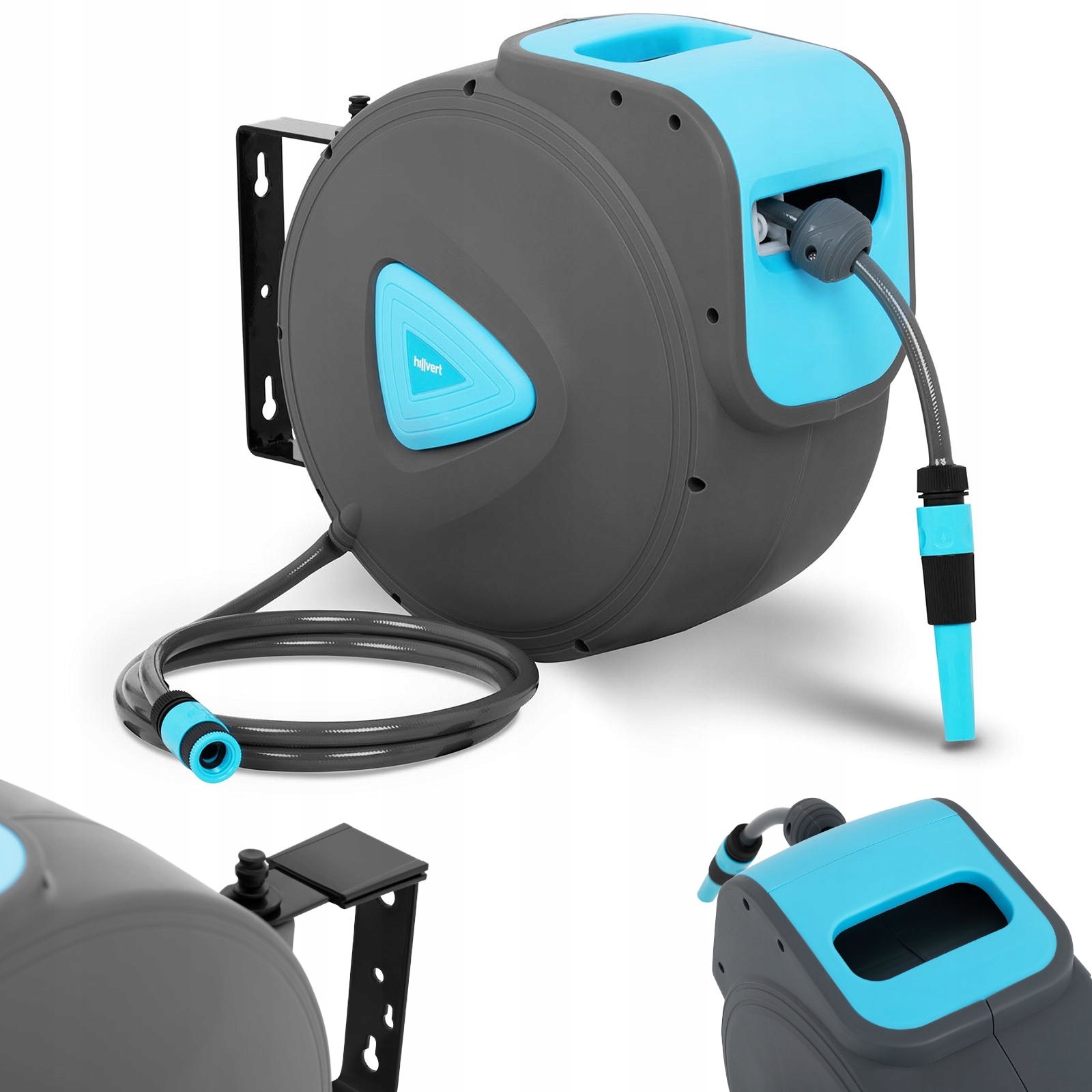 Automatický nástenný bubon s hadicou na záhradu 30m 2m 1/2''