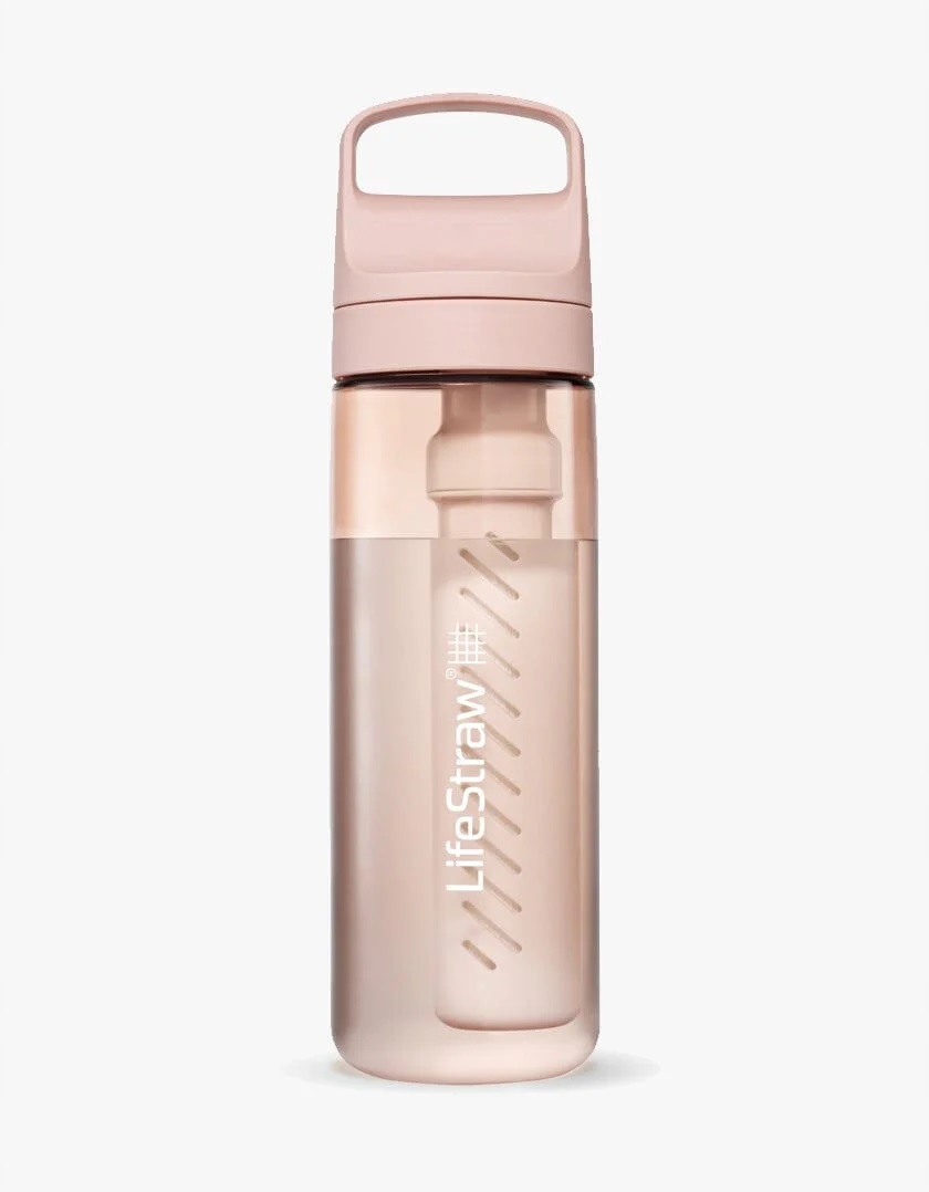 Bidon LifeStraw Go 2.0 z filtrem wody 650 ml Kolor Cherry Blossom Różowy