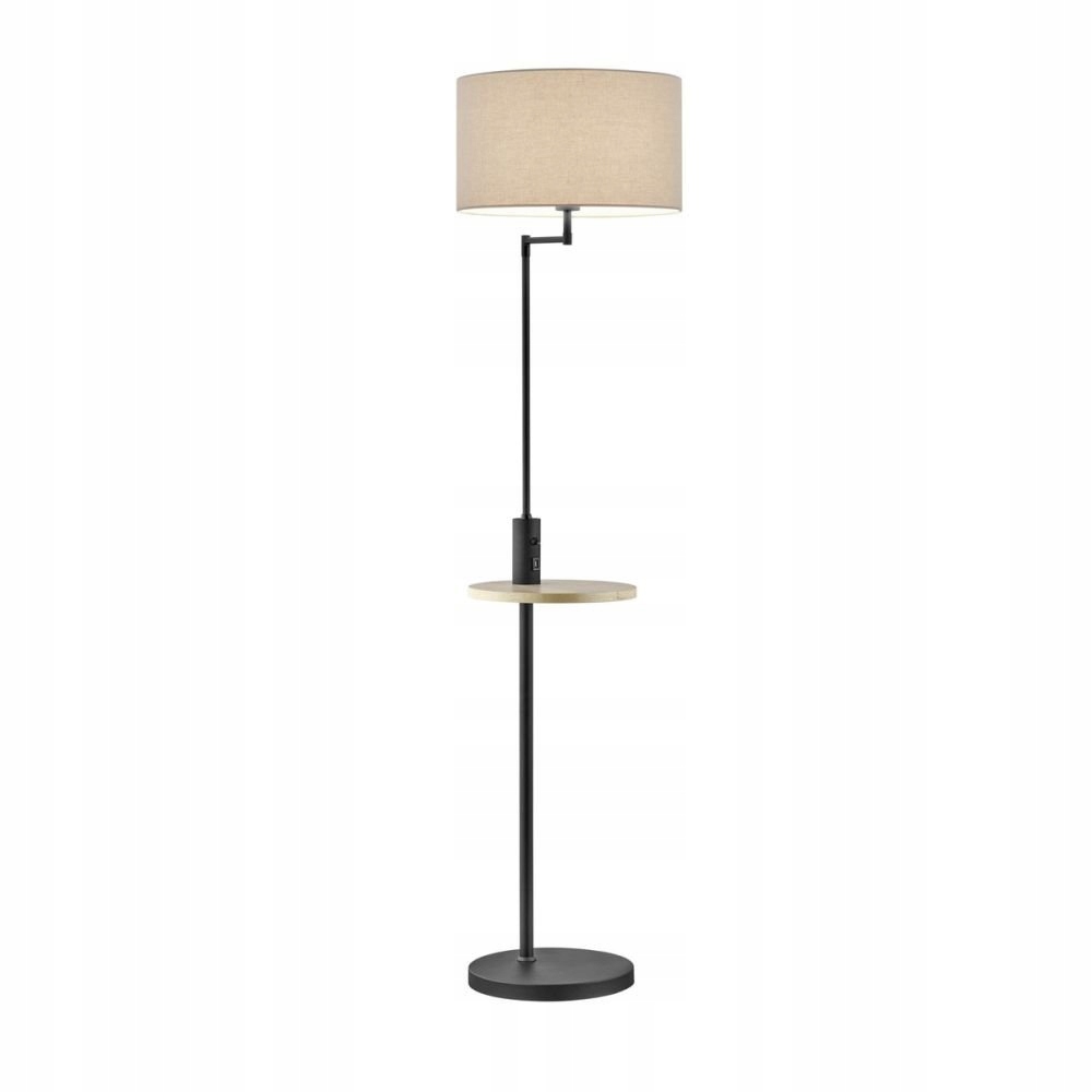 Podlahová lampa s poličkou Claas 400400132 Trio