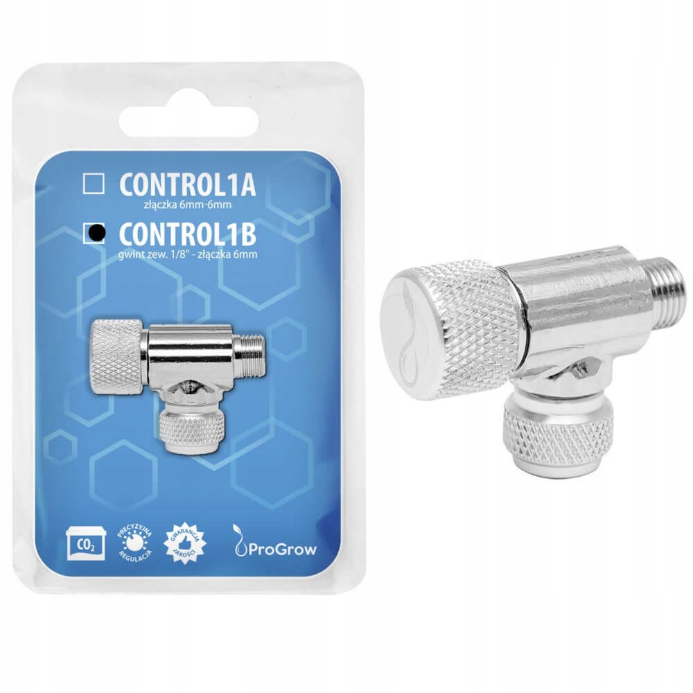

ProGrow Control1B Zaworek do CO2 złączki 1/8"