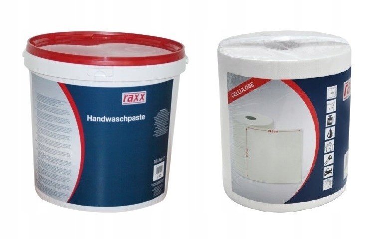 

Zestaw Pasta Bhp 10l. papier do czyszczenia Raxx