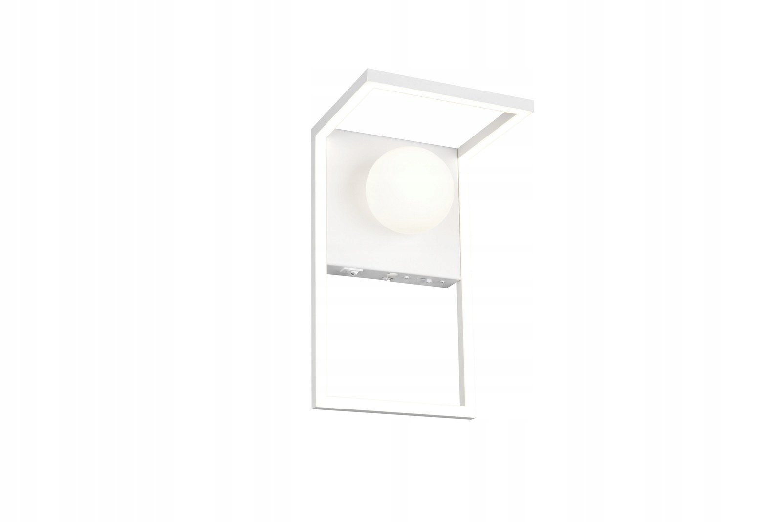 Nástěnné svítidlo bílá skleněná Led koule 11W Cct vypínač Arola Trio