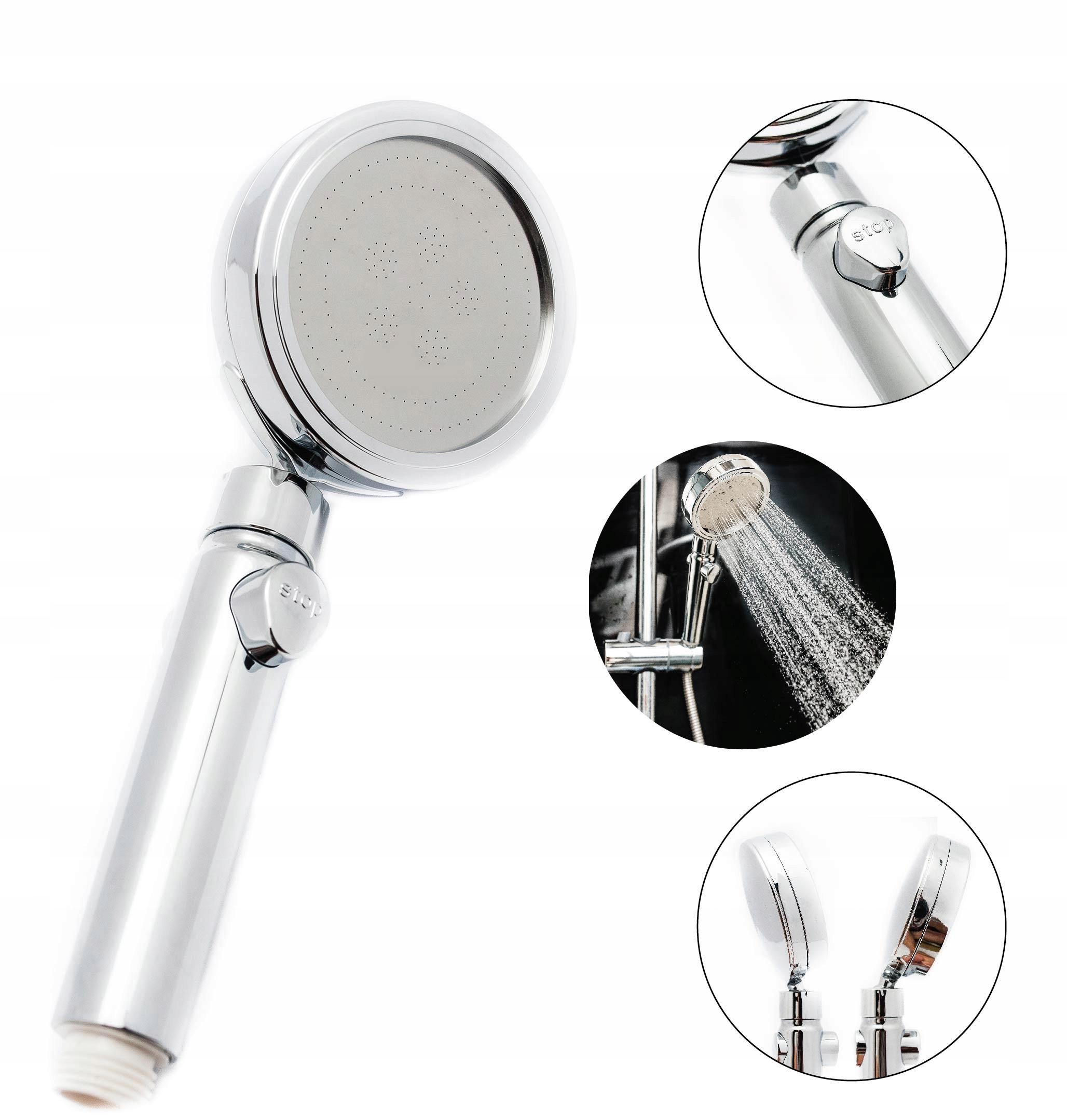 Słuchawka prysznicowa ECO + START-STOP oszczędna