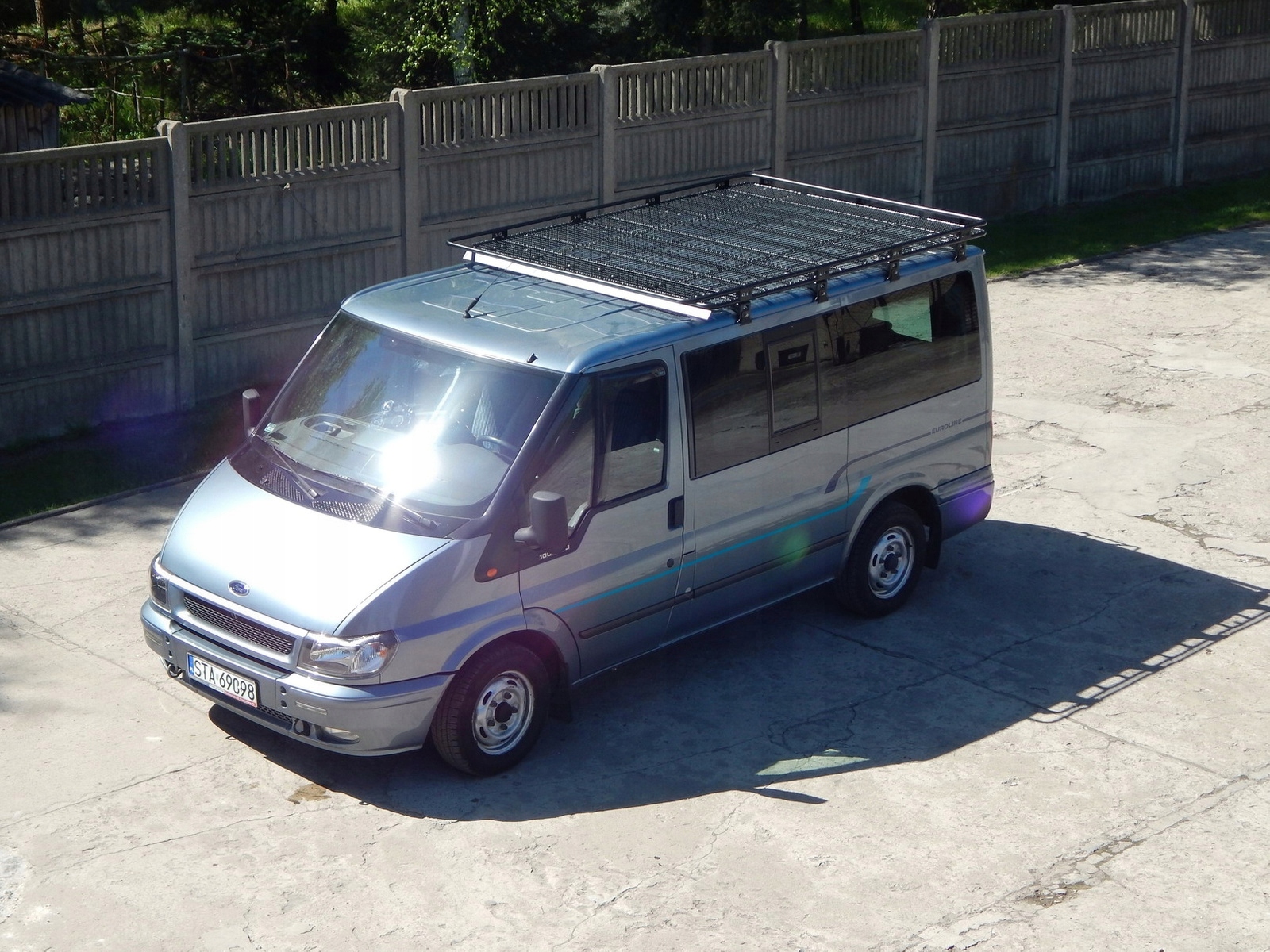 Bagażnik dachowy Ford Transit V 5 05-11 r. z siatk
