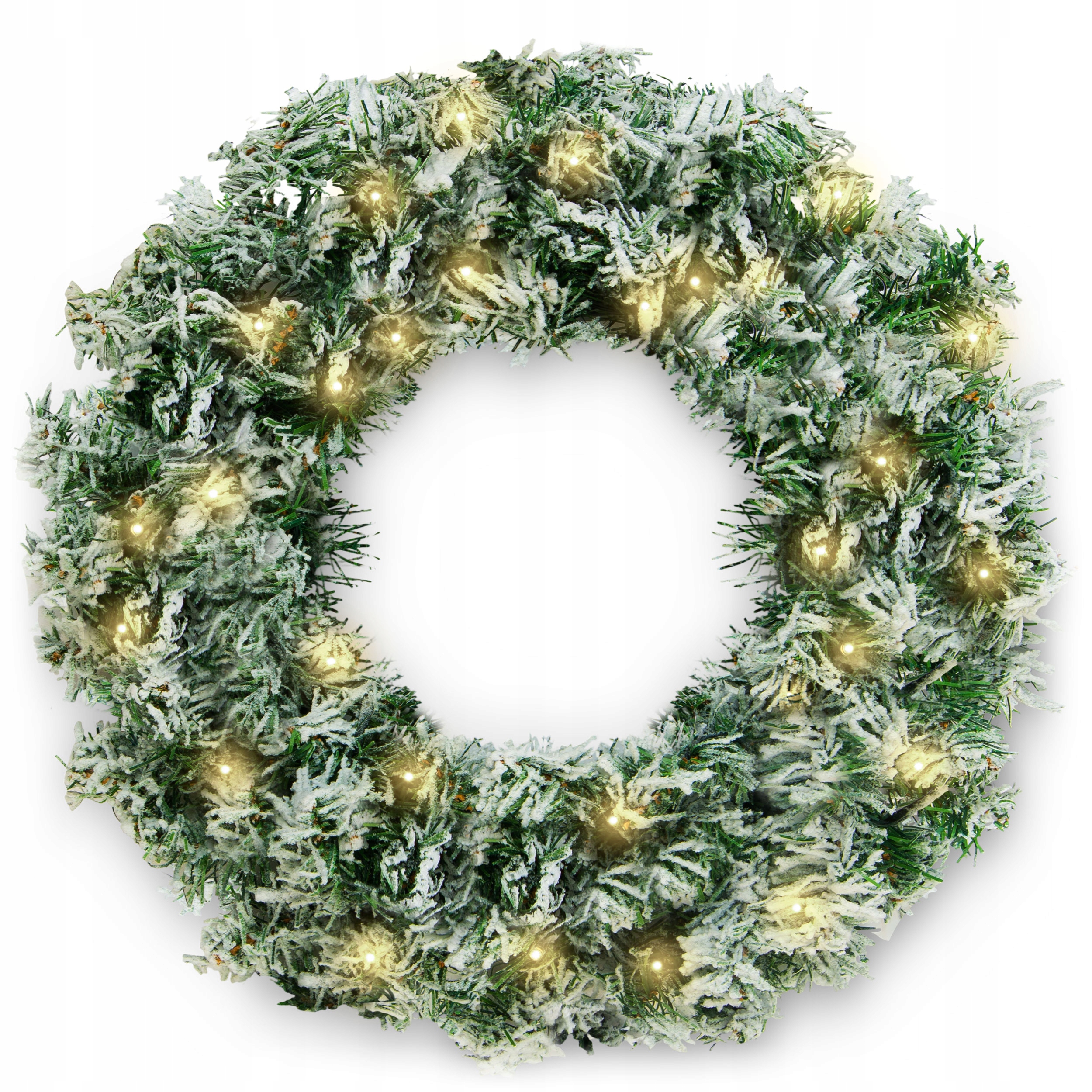 WIENIEC STROIK ŚWIĄTECZNY DEKORACJA LED 50CM