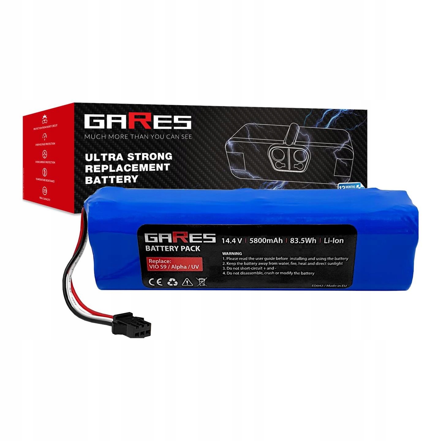 Baterie Akumulátor pro Concept VR3210 VR3520 VR3120 VR3205 14,4V 5,8Ah