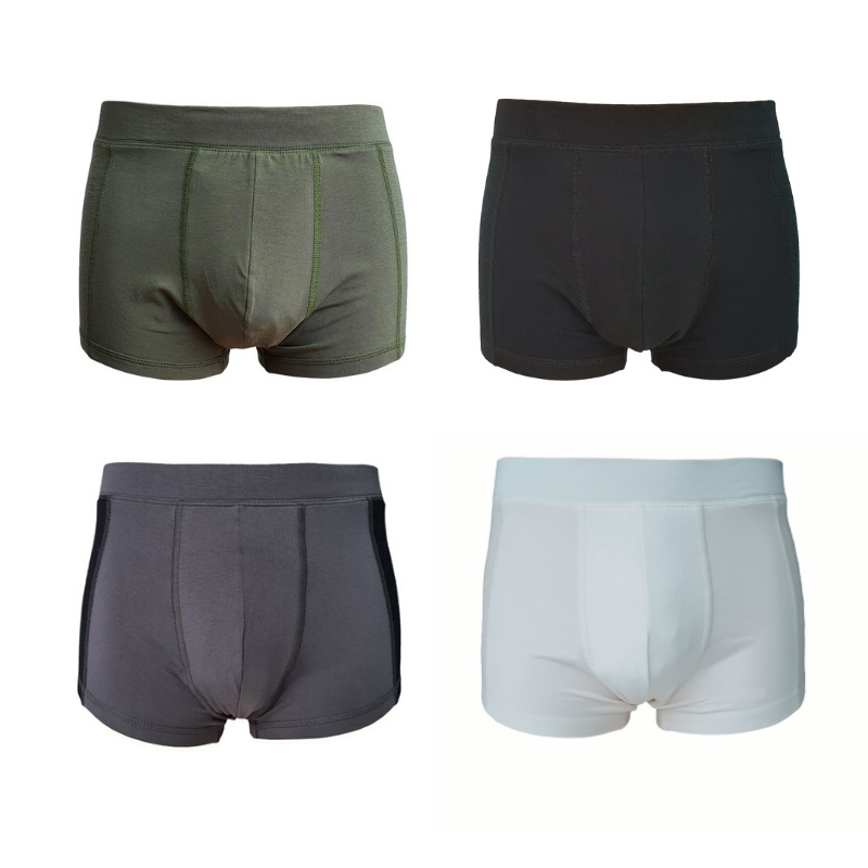 Pánské boxerky Bambus Merno Wool 4 ks M