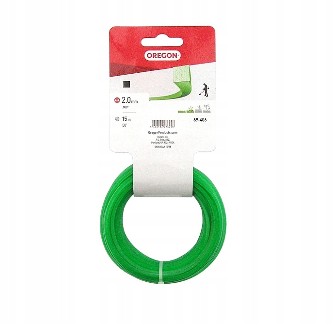

Żyłka do kosy spalinowej Kwadrat 2,0 mm 15m Oregon
