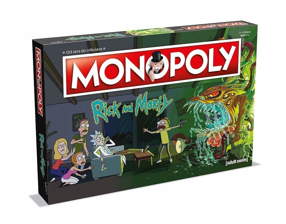 Gra planszowa Winning Moves Monopoly: Rick i Morty