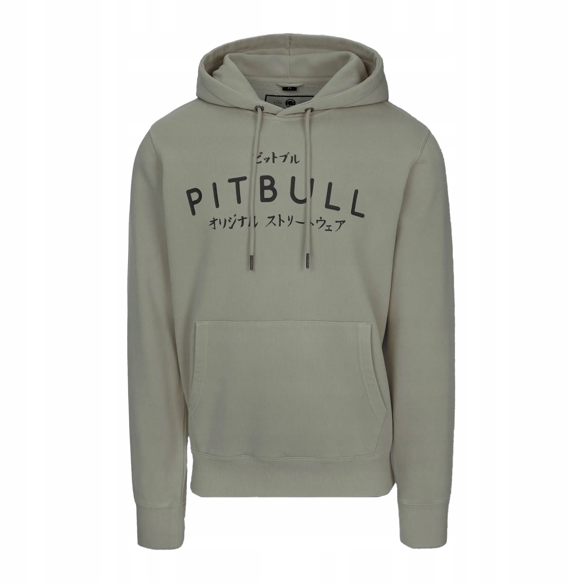 Pánská mikina Pitbull Mt Fuji Hooded Sweatshirt šedá harbour S