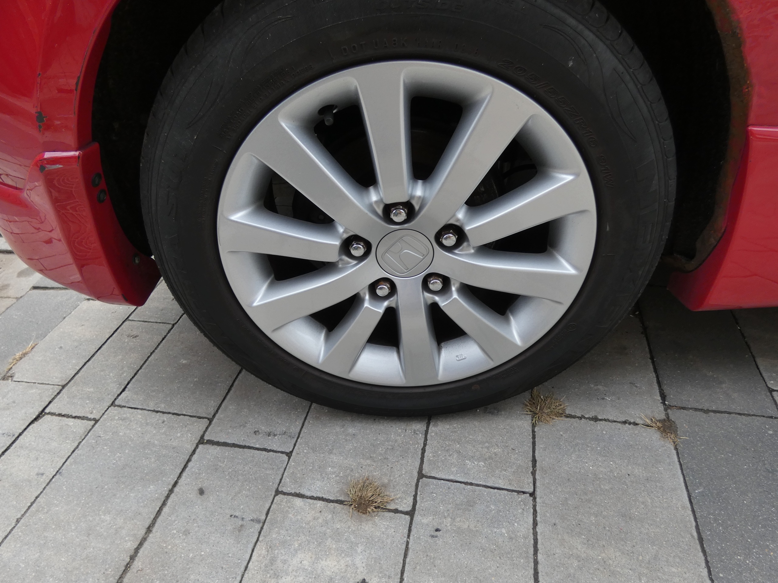 ruote cerchi di alluminio HONDA CIVIC VII 7 SPORT 16x6.5 5x114.3 ET45