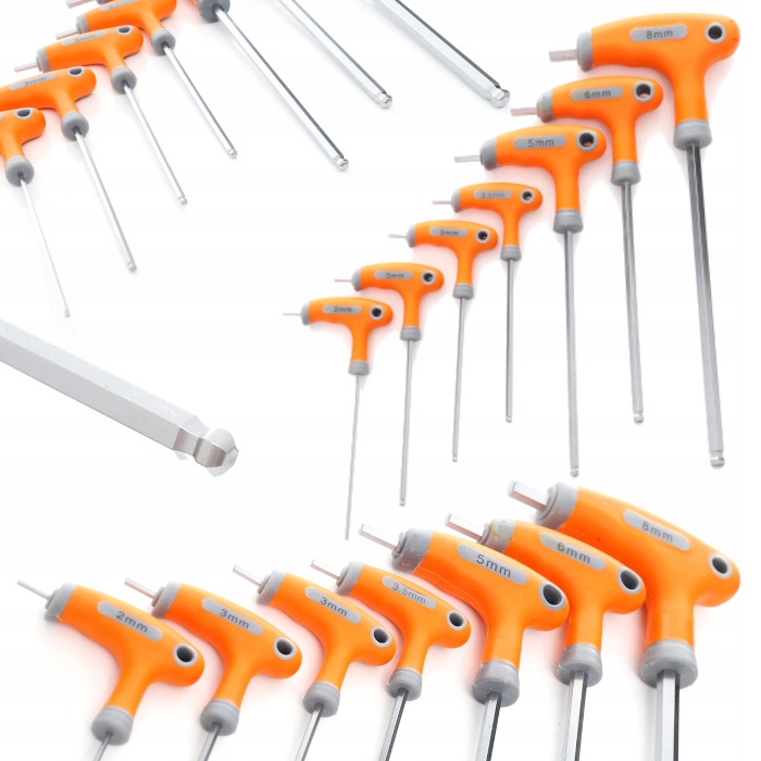 

Klucze Imbusowe Imbusy Zestaw 7EL Sześciokątne