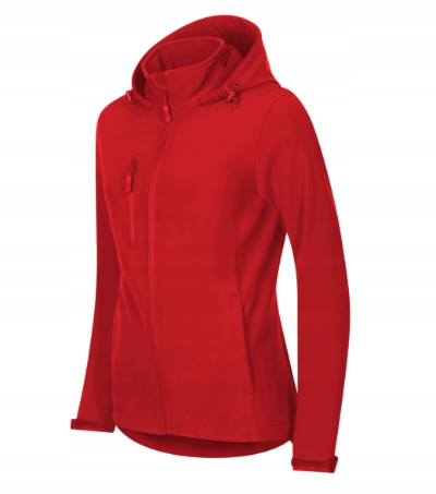 Dámská softshellová bunda 4-Way Stretch Voděodolná Trail 549 červená 3XL