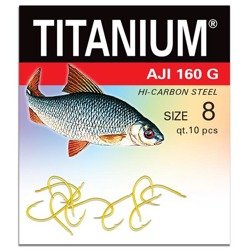 Haczyk Titanium Aji 160G #8 10szt Robinson