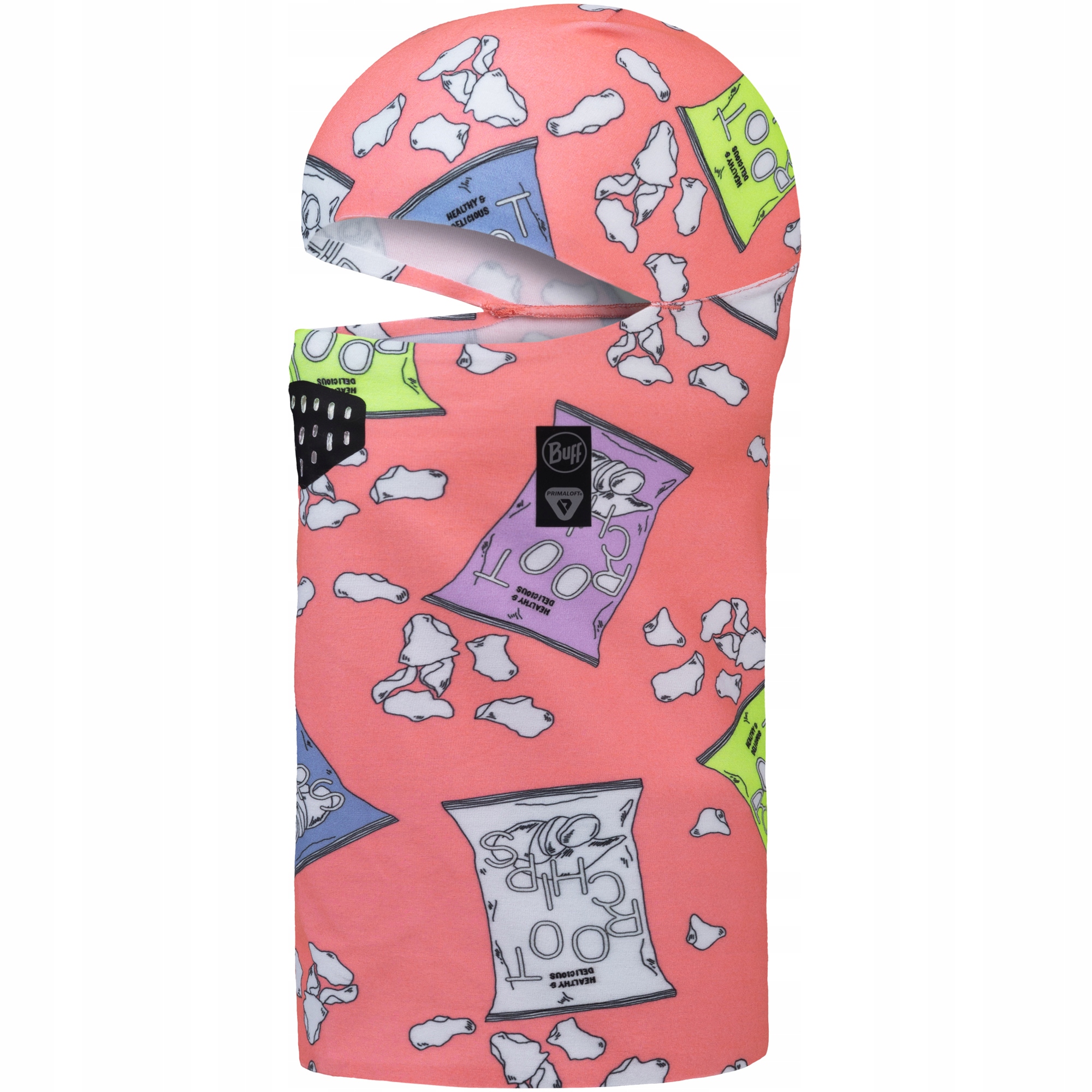 Dětská kukla Buff Thermonet Hinged Balaclava Jutka Rose Pink