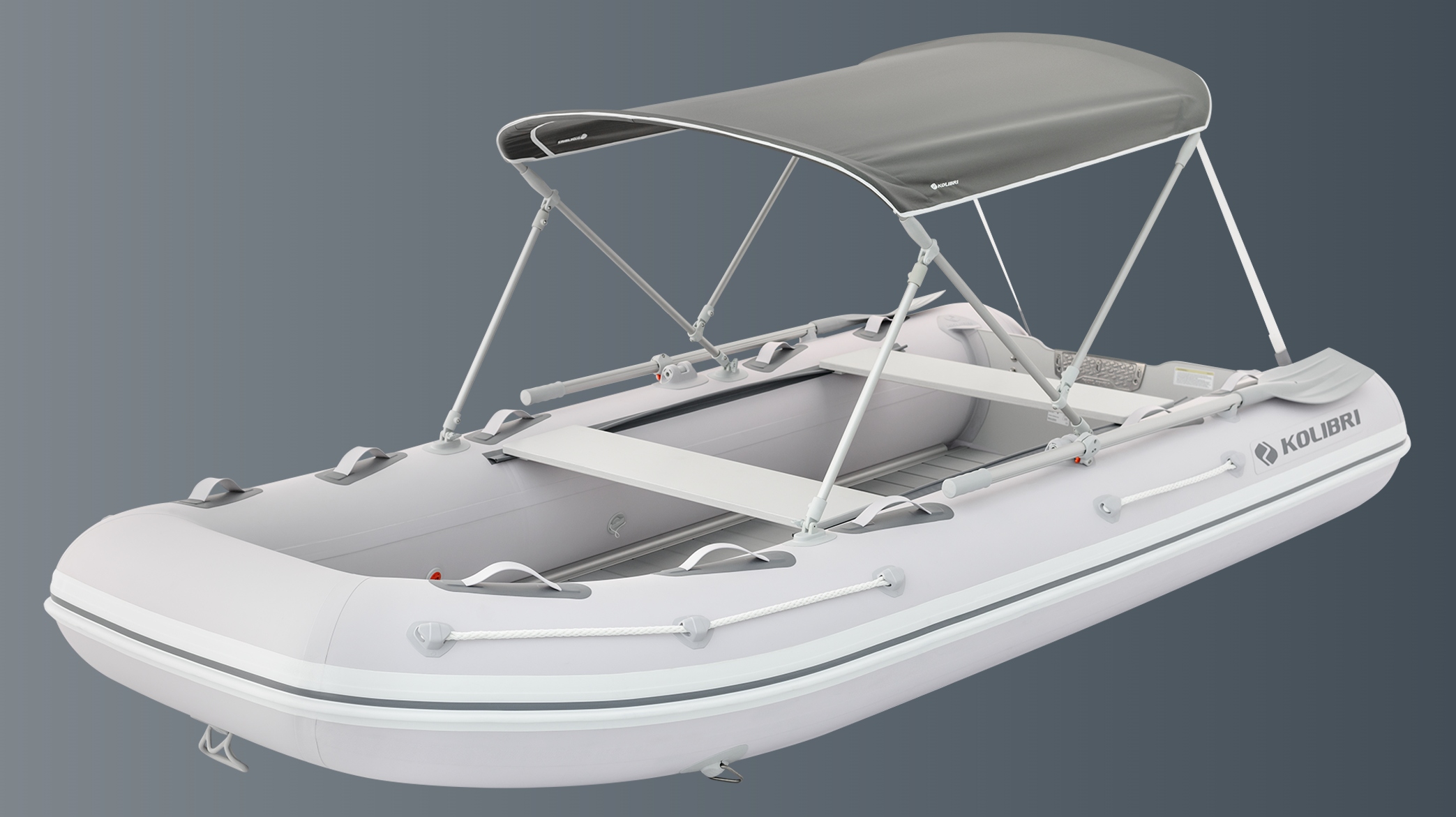 Daszek Przeciwsłoneczny Bimini top do łodzi KM-330DXL