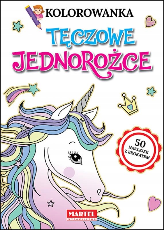 

Kolorowanka Tęczowe jednorożce