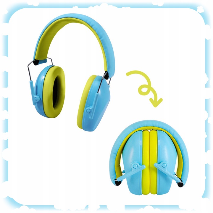 SŁUCHAWKI WYGŁUSZAJĄCE NAUSZNIKI OCHRONNE DLA DZIECI WYCISZAJĄCE SŁUCHU 3+ Informacje dodatkowe regulowany rozmiar