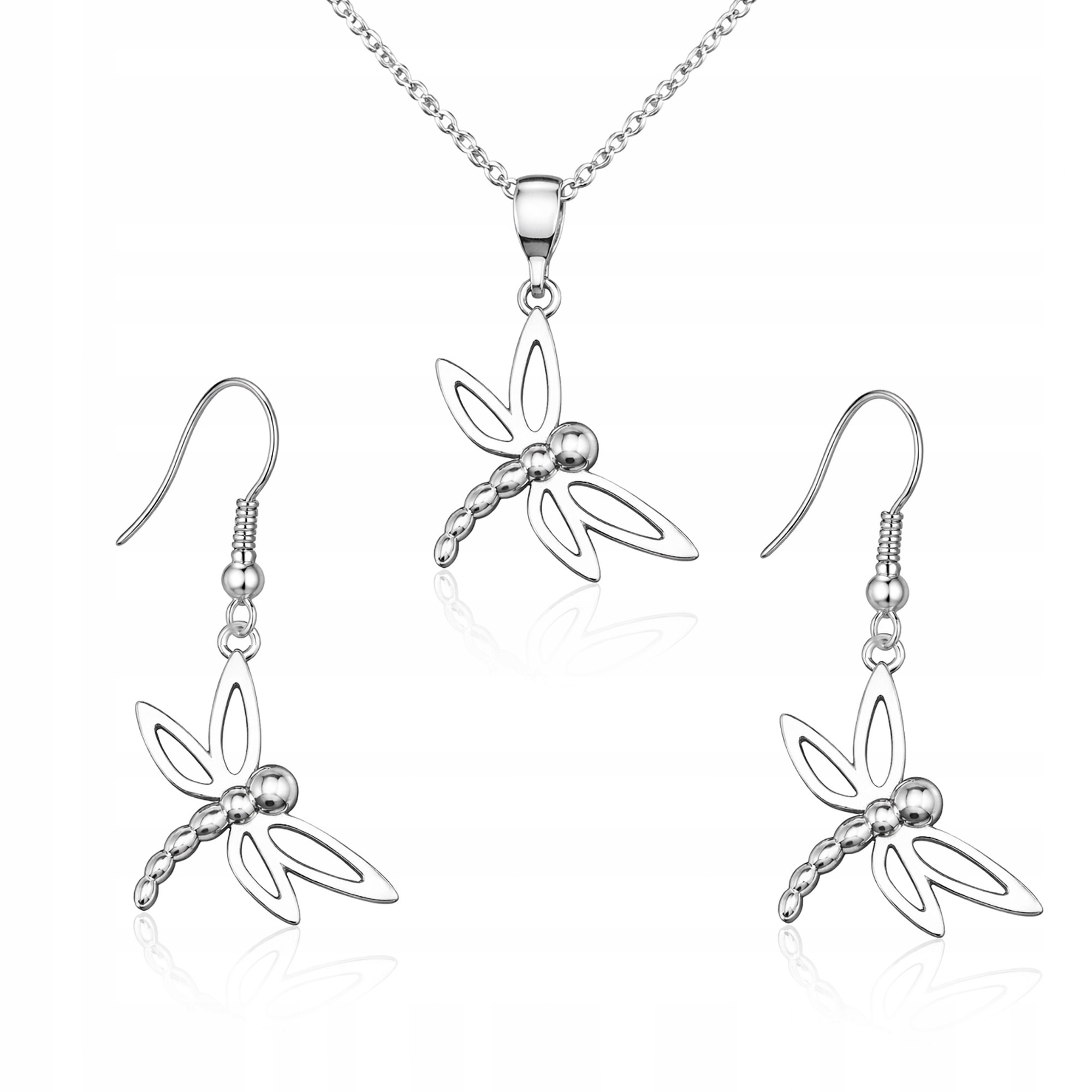Sada stříbrných šperků Vážka Symbol lehkosti a svobody Stříbro 925