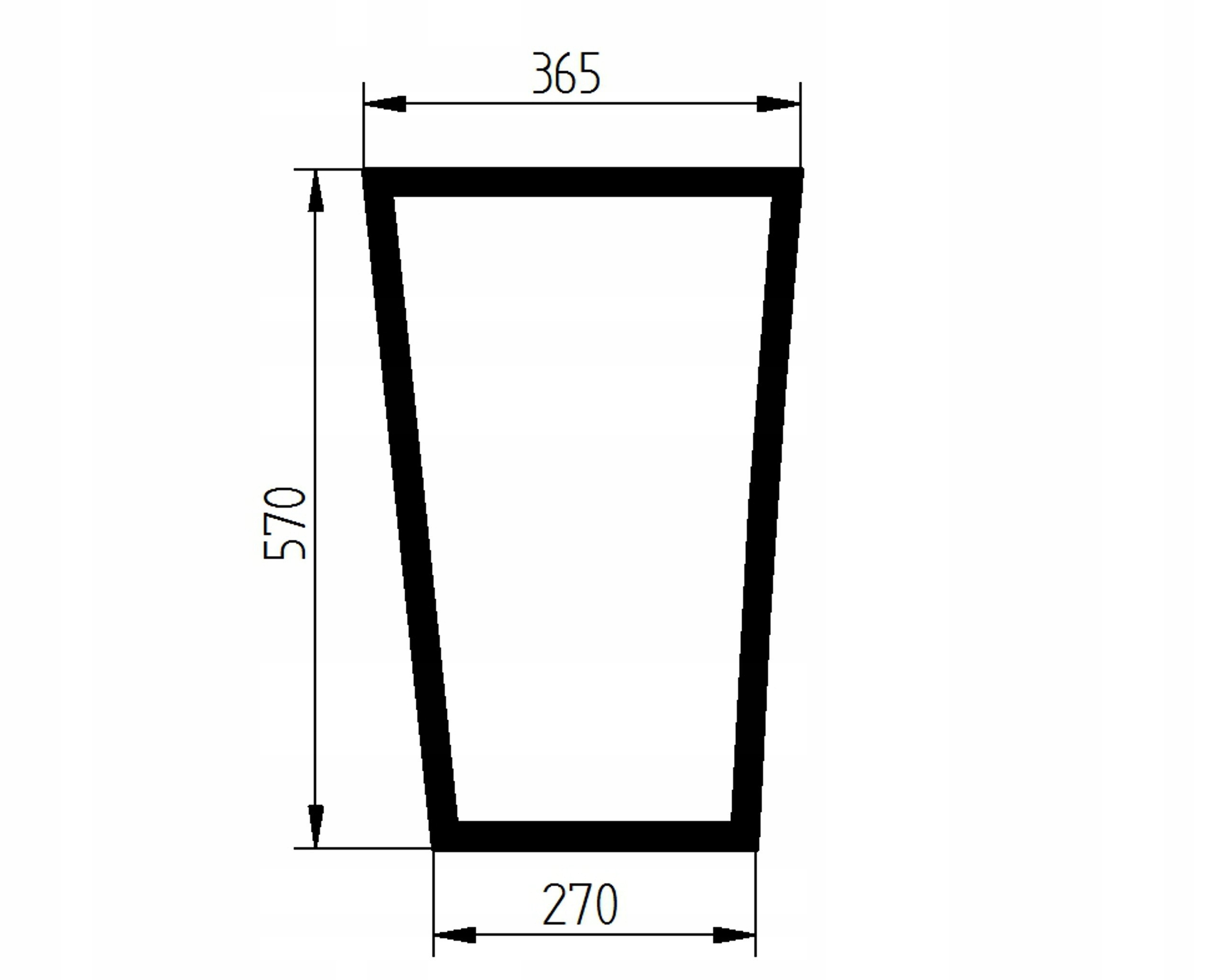sklo Fendt Farmer Favorit přední spodní pravé
