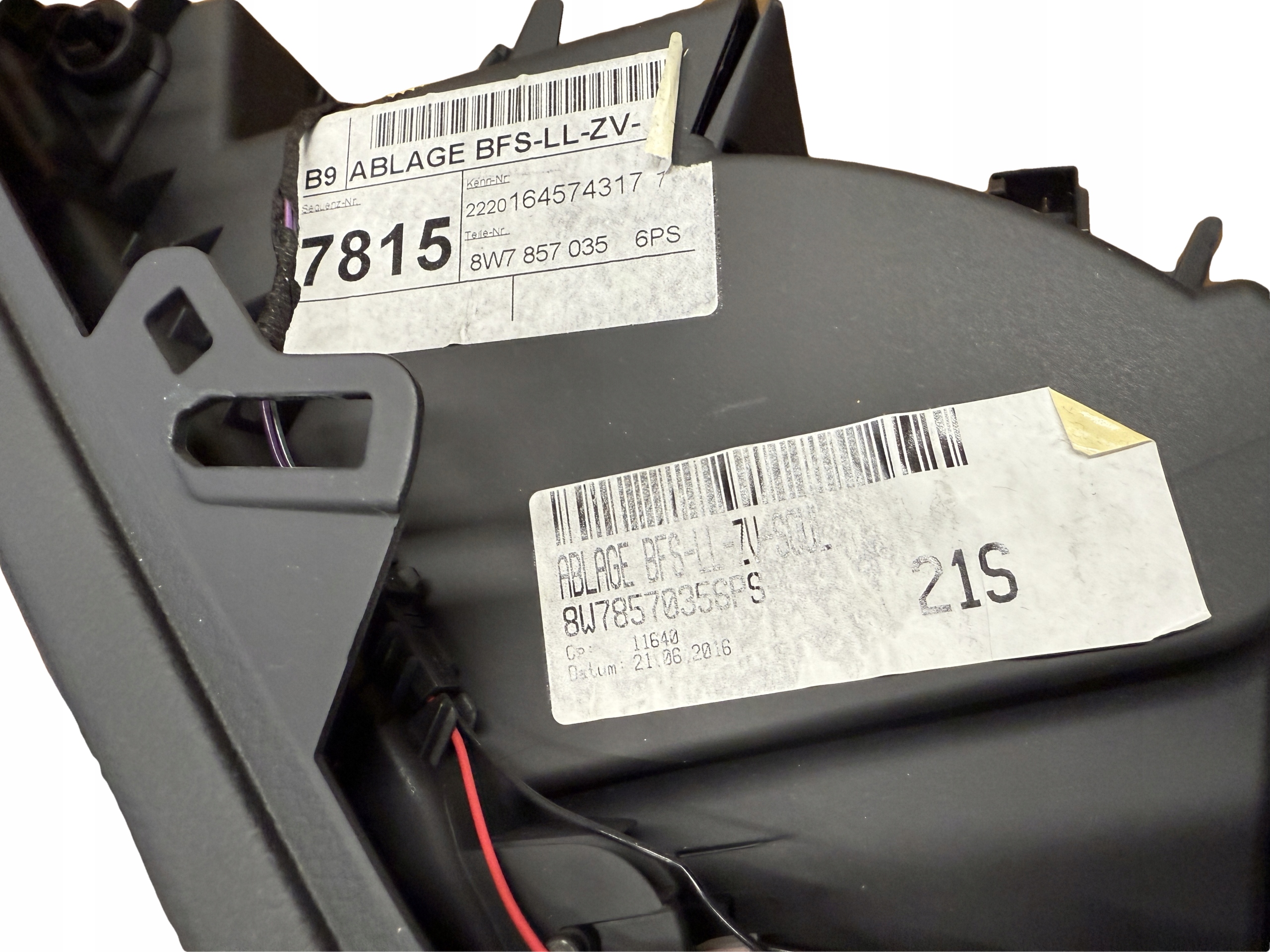 AUDI A5 8W CABRIO Handschuhfach des Beifahrers 8W7857035