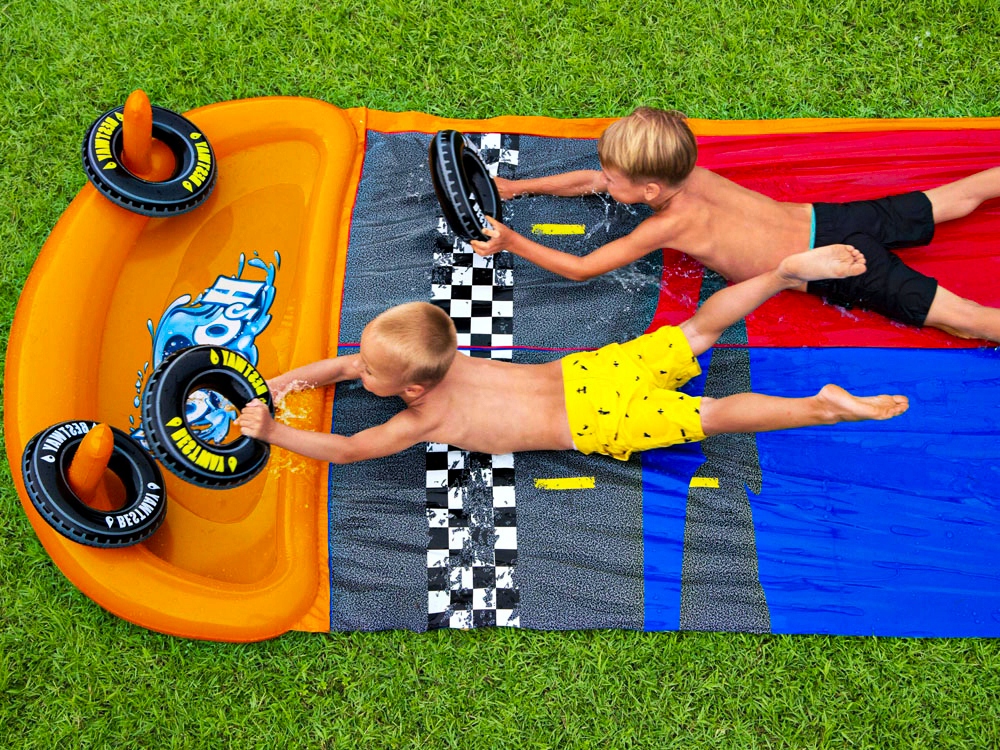 ZJEŻDŻALNIA WODNA ŚLIZG WODNY ŚLIZGAWKA DO OGRODU DLA DZIECI ZABAWA +GRATIS EAN (GTIN) 5906361140995