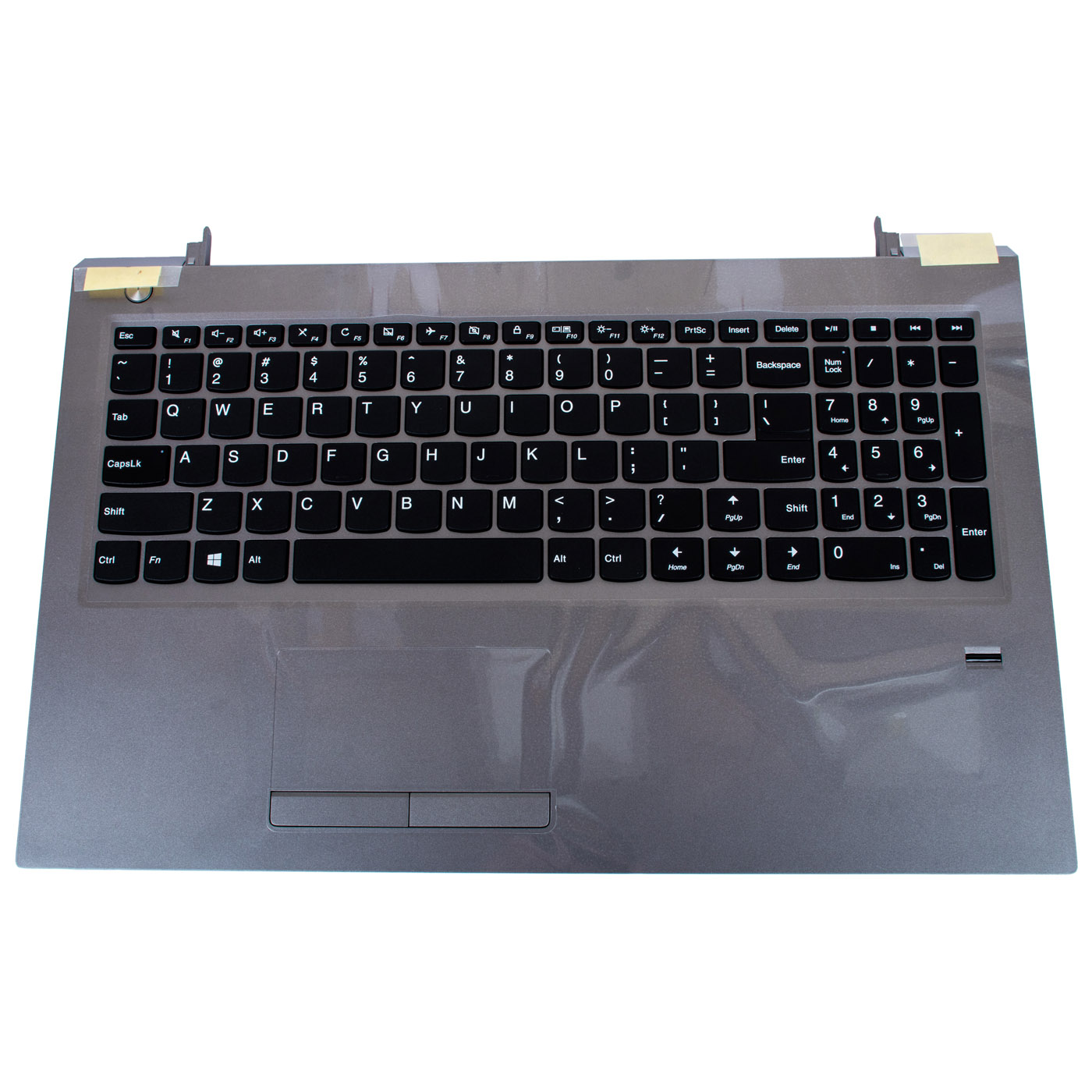 Palmrest klávesnice touchpad Lenovo IdeaPad V310 15 stříbrná
