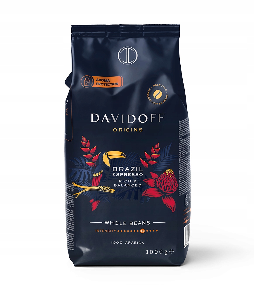 Kawa ziarnista ziarno Davidoff Brazil Espresso 100% Arabica 1kg