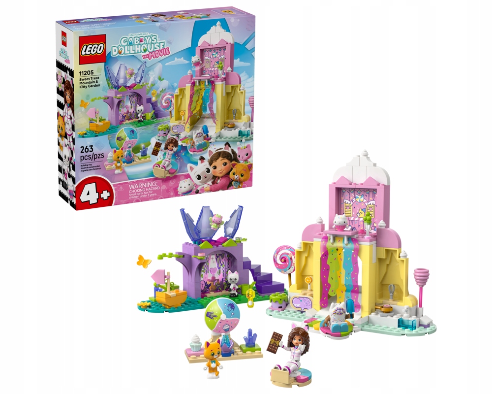 Lego 11205 Gábinin Kouzelný Domek Sada Kočičí hora a Kočičí zahrada 4+ 263ks