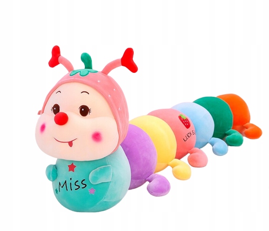 

Maskotka pluszak XXL długa kolorowa Stonoga 100 cm