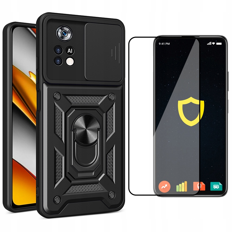 

Etui Pancerne Camring Do Poco M4 Pro 4G Szkło