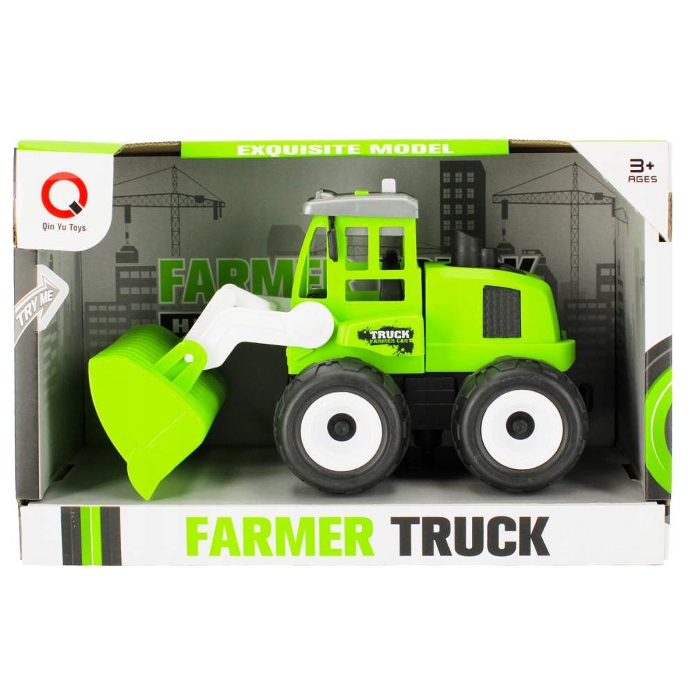 TRAKTOR ZABAWKA dla DZIECI 3+ zielona MEGA CREATIVE mały TRAKTOR samochód Bohater brak