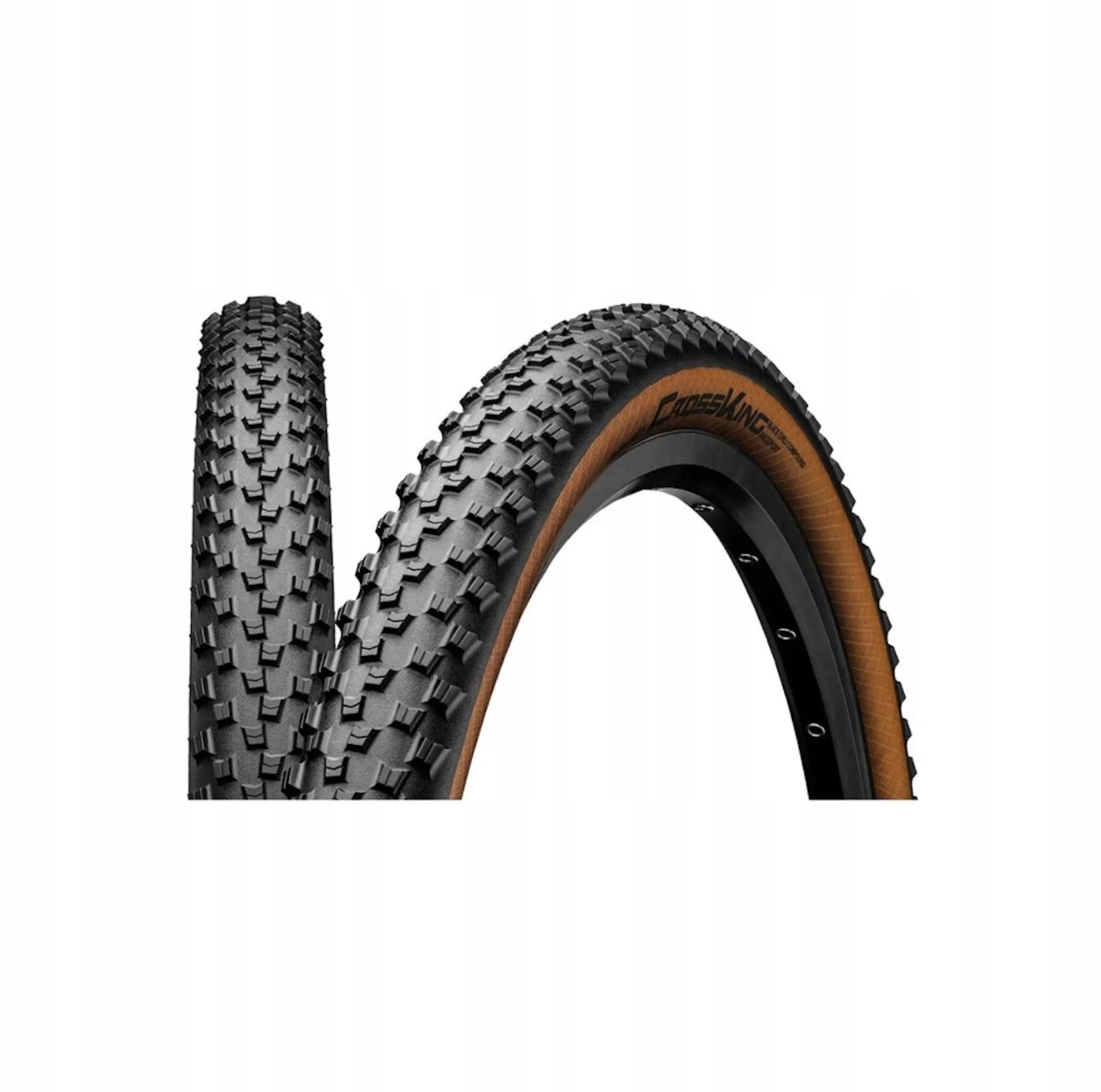 Plášť na kolo Continental Cross King ProTection 27.5x2.2 kevlar Bernstein