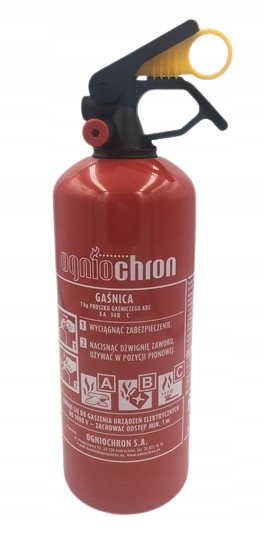 GAŚNICA SAMOCHODOWA PROSZKOWA 1 kg ABC OGNIOCHROM 2024