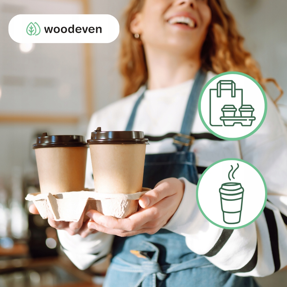 Kubki papierowe Kraft 400 ml 50 szt. Kod producenta PCK-50-400