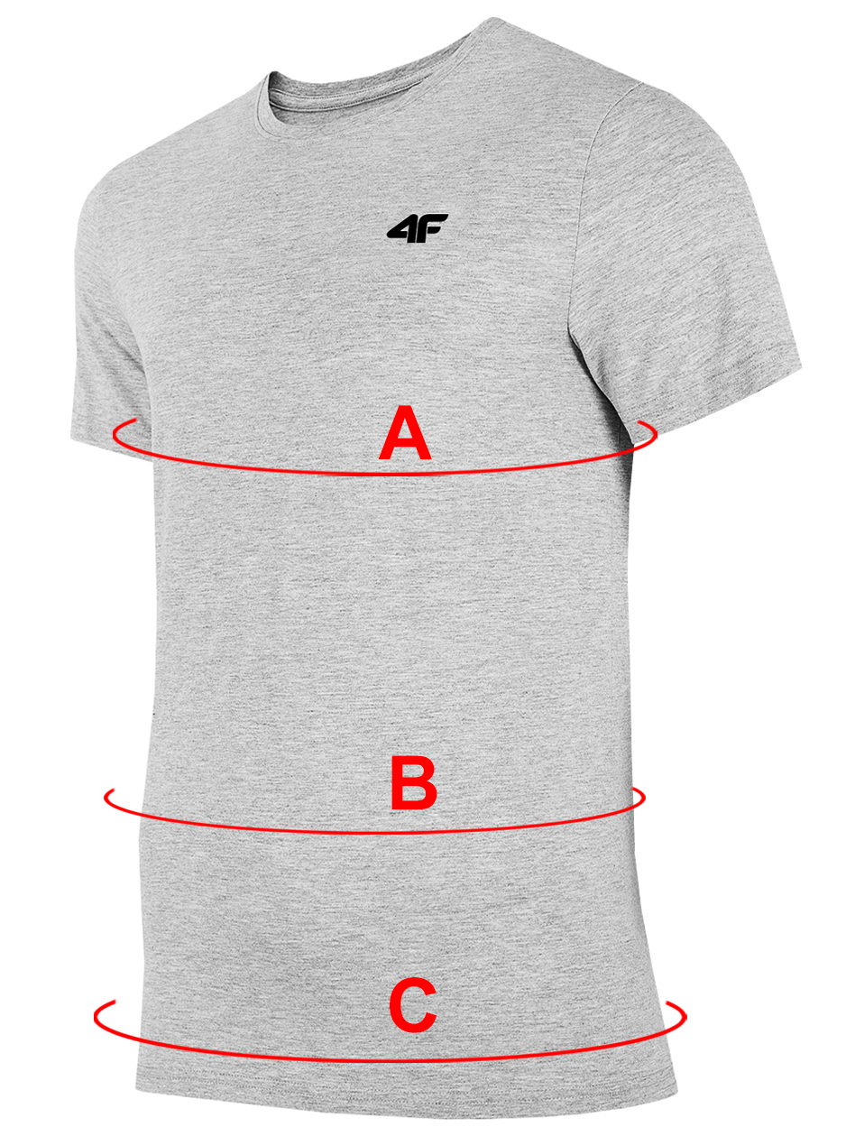 KOSZULKA MĘSKA 4F T-SHIRT BAWEŁNIANY PODKOSZULEK SPORTOWY CO DZIEŃ 1843 XXL Płeć mężczyzna