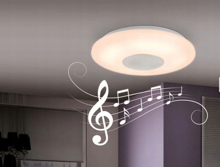 LIVARNO Lampa Led Sufitowa Z Głośnikiem Bluetooth