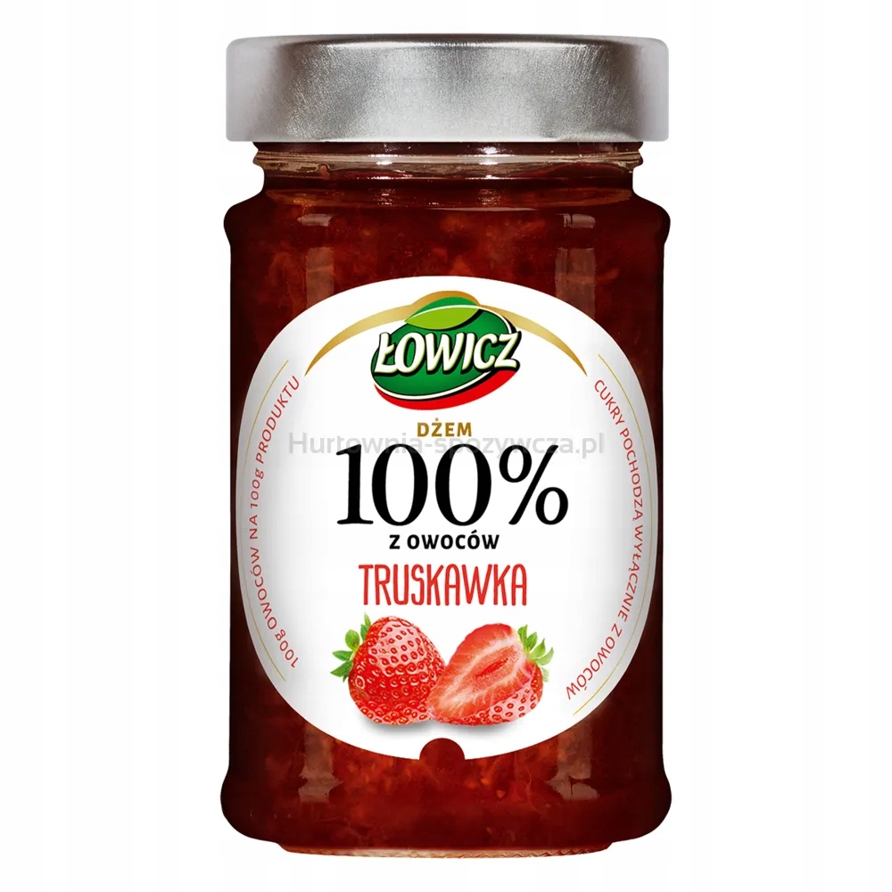 Łowicz Džem 100% z ovoce Jahoda 210 G