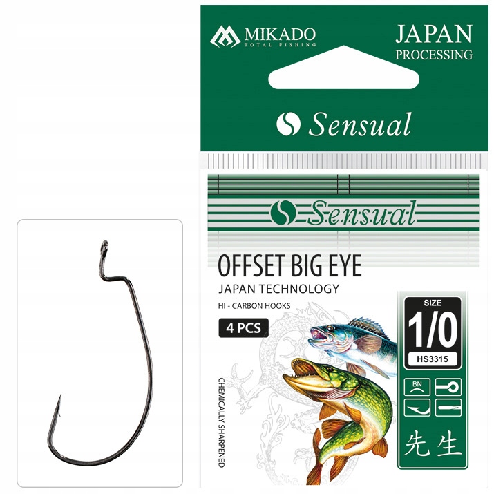 Mikado Haczyk Sensual Offset Big Eye 3/0