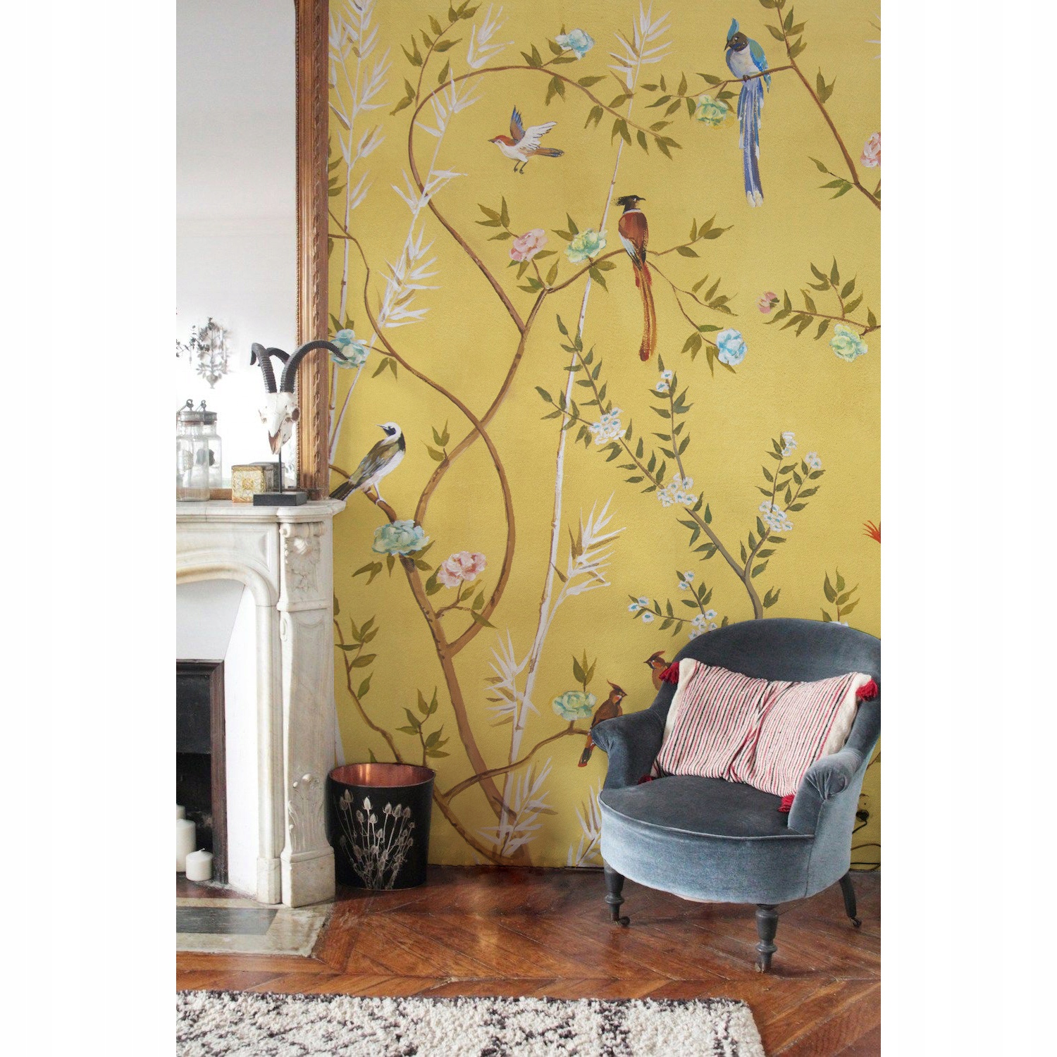 

Samoprzylepna fototapeta Wiosna ptaki 250x250 cm