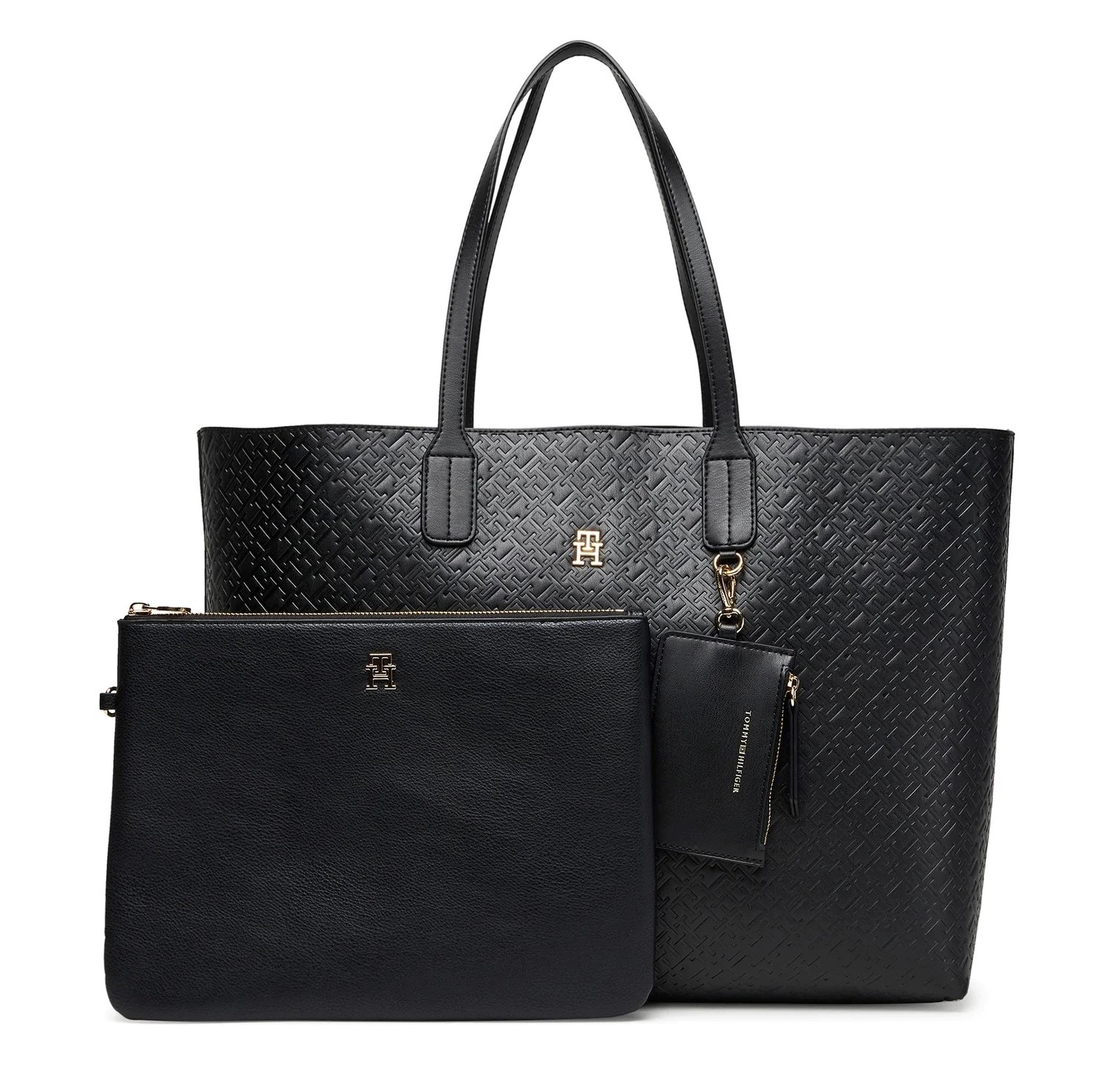 Kabelka Shoperka Tommy Hilfiger Th Icon Tote Mono AW0AW17687 Bds