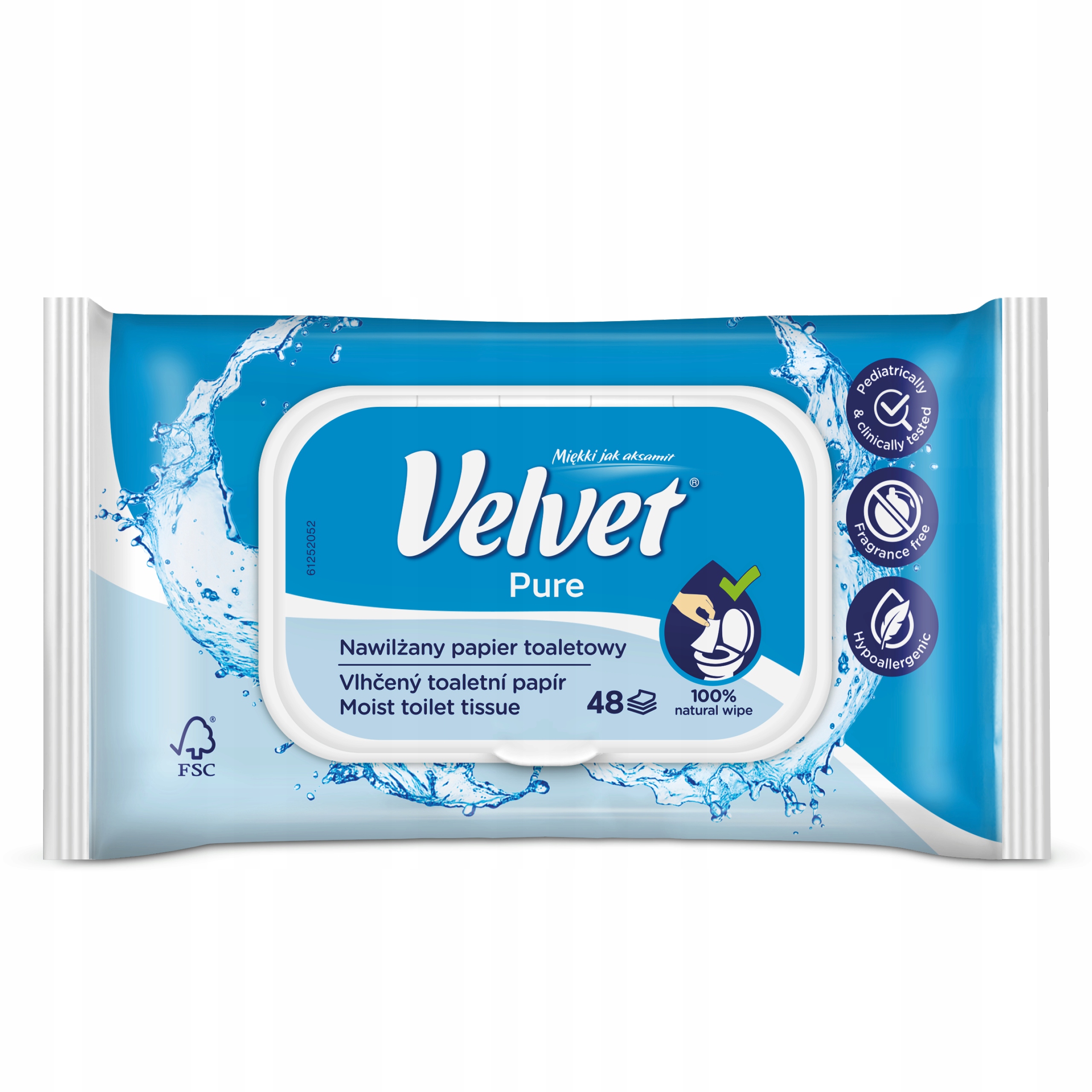 

Velvet papier toaletowy nawilżany Pure 1 szt